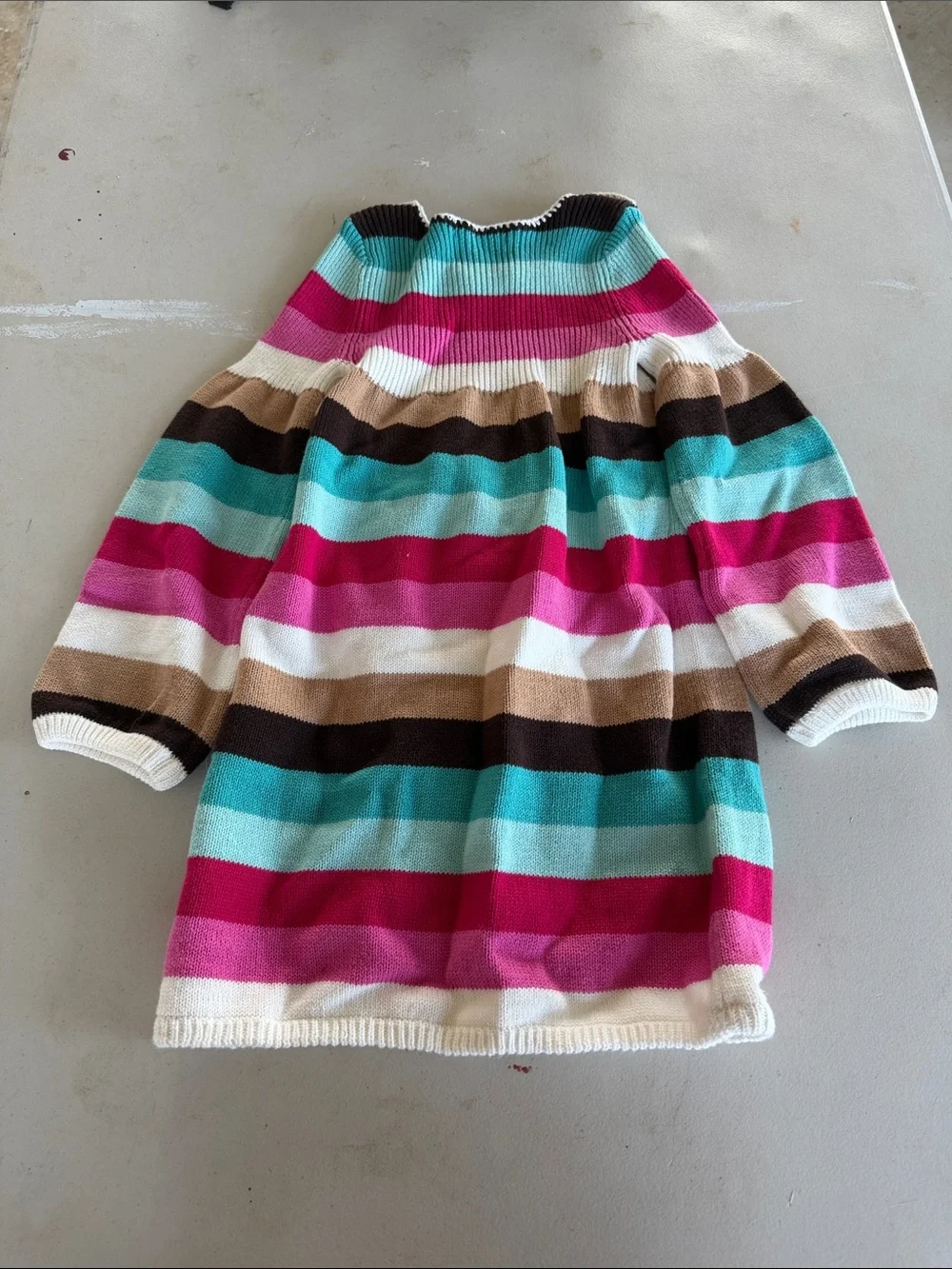 NWT BabyGAP Woodsy Treehouse “Chelsea Stripe” Sweater Dress Set